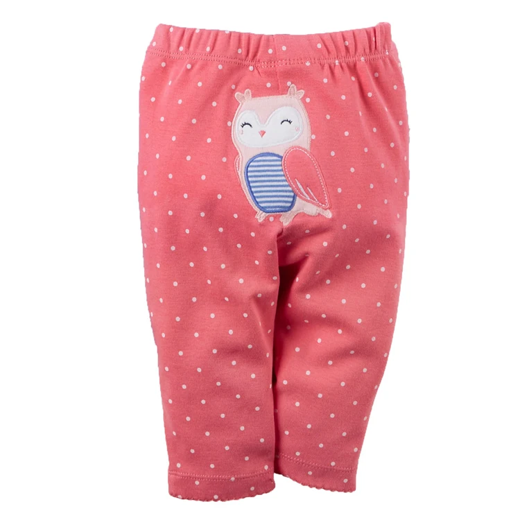 cartoon baby pants soft cotton elastic waistband (8)