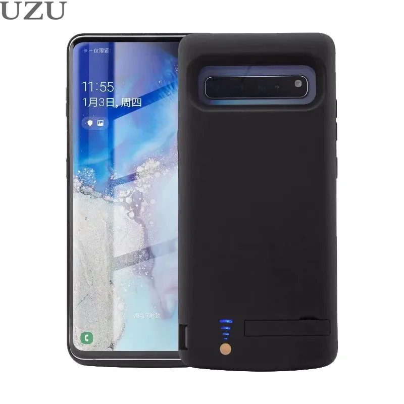 

6500mah external portable wireless charger case for Samsung Galaxy S10 5G stand holder charging cover for Samsung Galaxy S10 5G