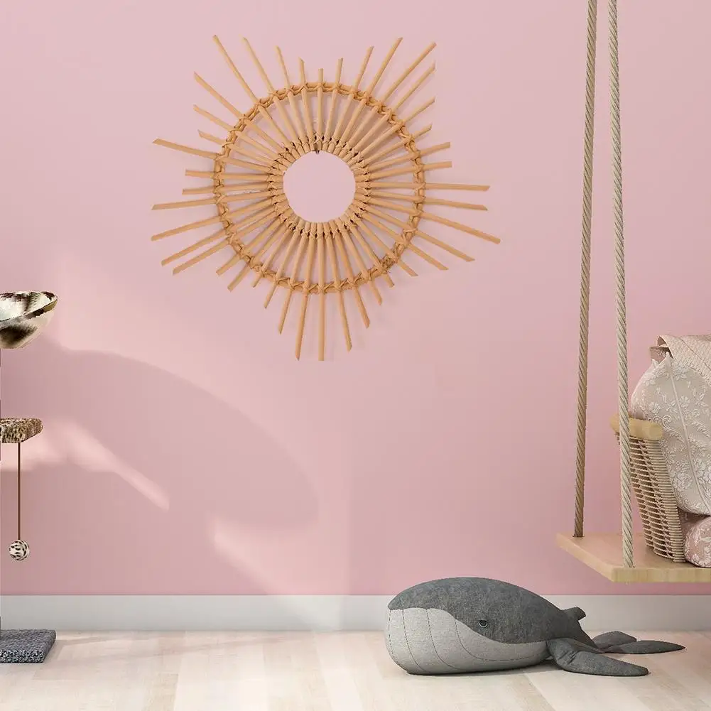2019 nuevo estilo nórdico espejo marco soporte en forma de estrella hogar foto marco colgante pared mimbre artesanías marco Dropshipping 2019 nuevo estilo nórdico espejo marco soporte en forma de estrella hogar foto marco colgante pared mimbre artesanías marco Dropshipping