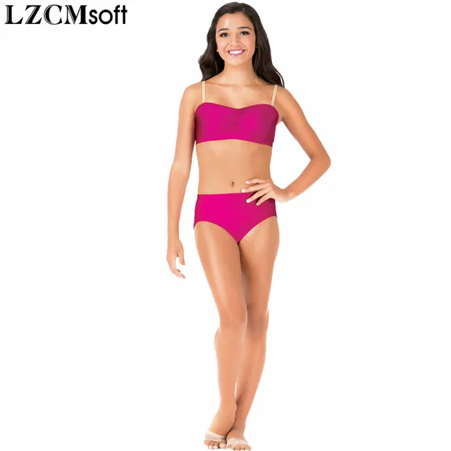 LZCMsoft Adult Gymnastics Dance Briefs Womens Black Low Waist Ballet Shorts Underpants Elastic Waist Jazz Cut Briefs 4