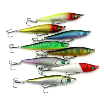 

8.5CM 13.6G Hard Fishing Lure Bait Isca Artificial Sinking Pencil Lures with 2 Treble Hooks Sea Fishing Tackle Tools