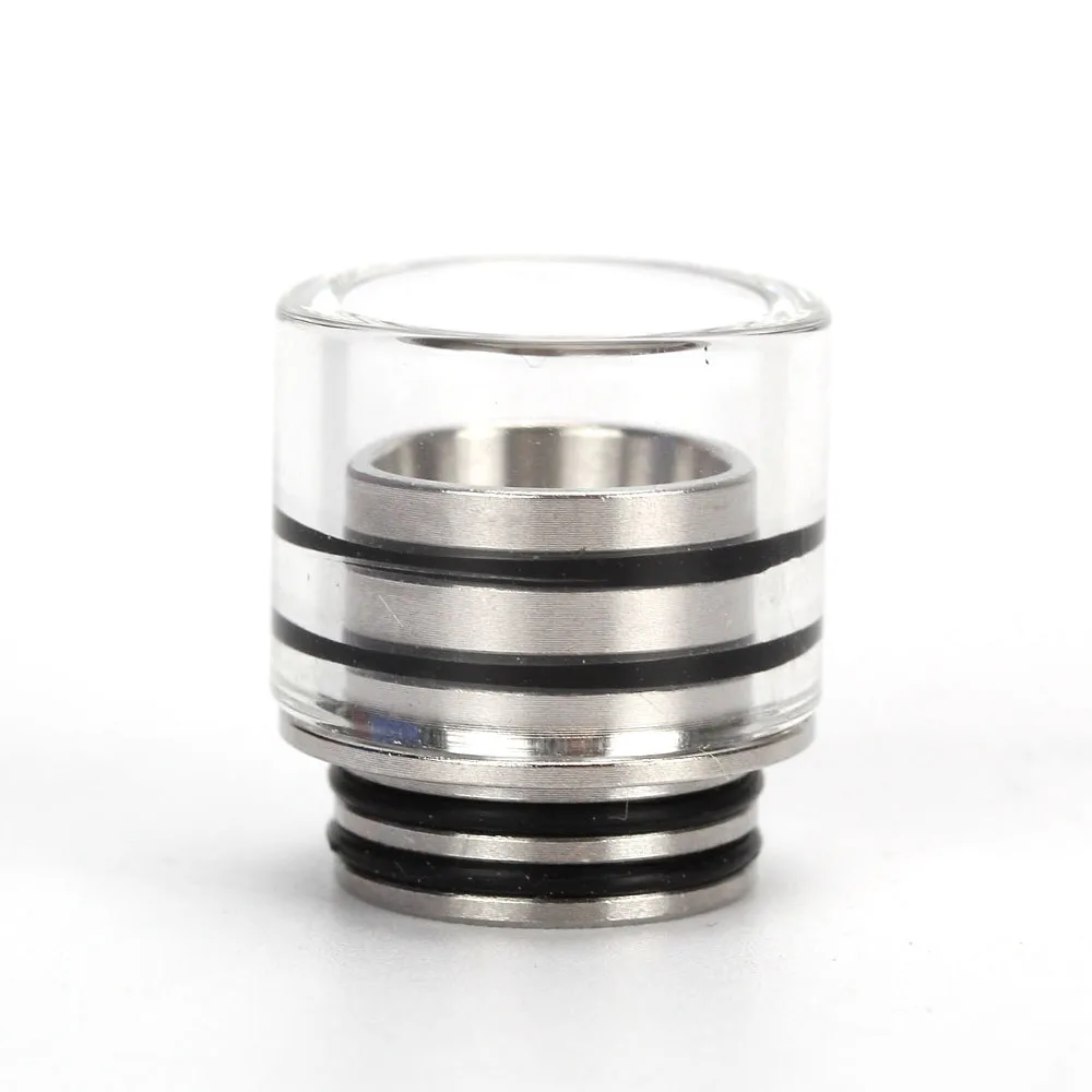 

Coil Father 10pcs/lot 810 Stainless Steel Glass Drip Tip For TFV8 / TFV12 / TFV8 Big Baby Goon 528 Atomizer Electronic Cigarette