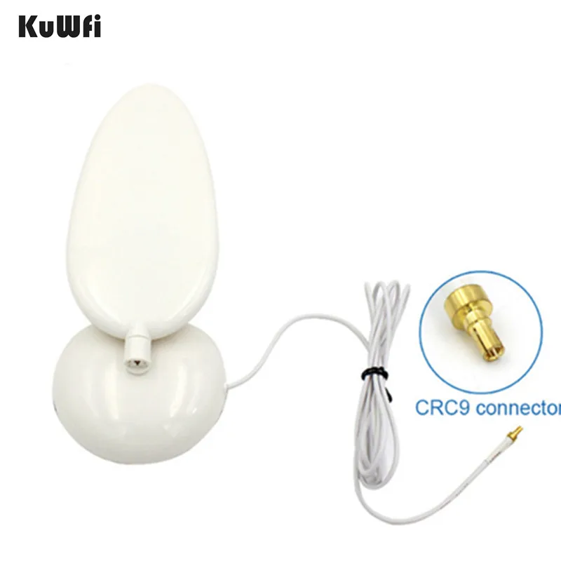 

KuWfi 4G LTE Antenna 30dbi 3G/4G Wifi Antenna External CRC9 Connector Antenna for Huawei Router Modem for outdoor/Indoor use