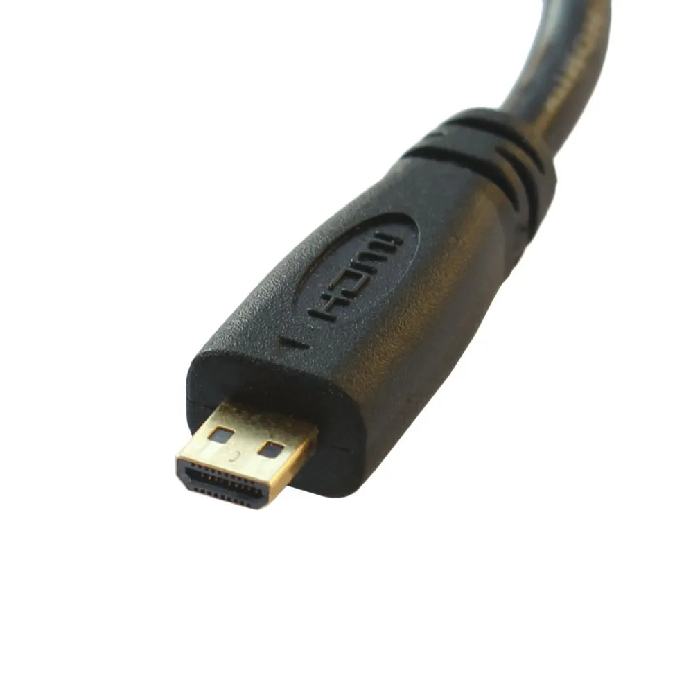 25 см D Тип micro HDMI мужчин и женщин расширение короткий кабель адаптера