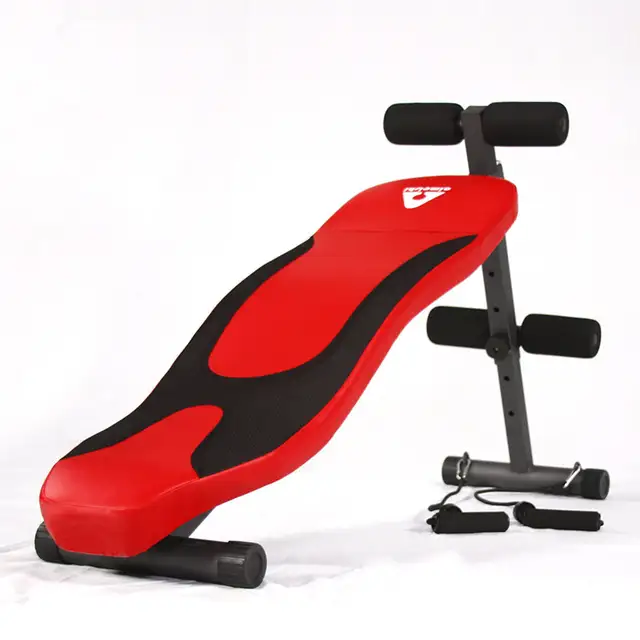 Sit Up Bench Adjustable Foldable Abdominal Decline Bench Slant