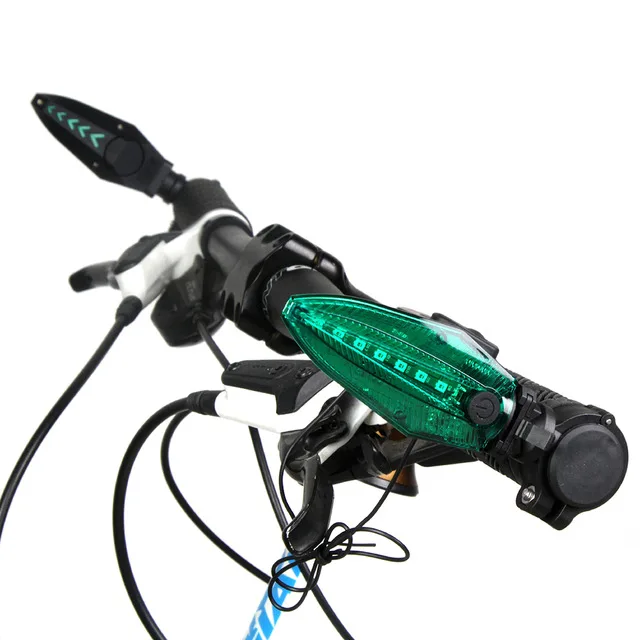 Велосипедный светильник на руль, перезаряжаемый, водонепроницаемый, громкий, велосипедное кольцо, мини-будильник, электронный, зарядка через Usb, велосипедный сигнал - Цвет: Зеленый