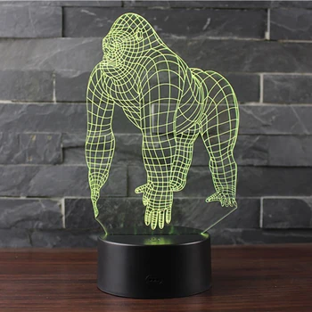 

3D Led Logo Projector Laser Engraved Night Light Decorative For Home
