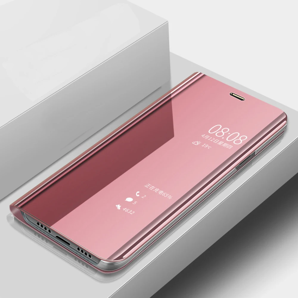 Умный прозрачный зеркальный чехол OTAO P для Huawei P20 P30 P9 P10 Lite Mate 10 20 Pro откидные Чехлы