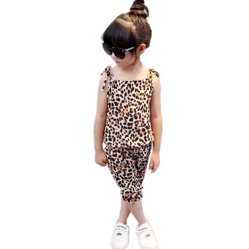 

1-5Y Summer Little Baby Tops + Pants Suit Cotton Kid Clothes Girl Set Children Clothing Girls Outfits Roupa Infantil Tracksuit