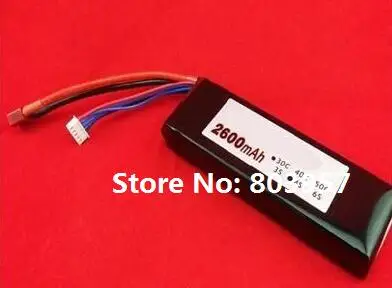 FedEx 20 шт/партия 14,8 V 2600 mAh 30C запасная батарея для модели самолета