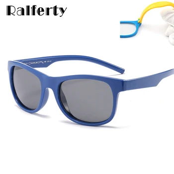 

Ralferty Flexible Kids Sunglasses Polarized Girls Boy Sun Glasses UV400 Child Square Sunglass Eyewear TR90 Glasses K501