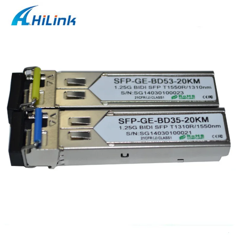 Free Shipping! 5pairs a lot! Single Fiber Module BIDI SFP 1.25G WDM SFP