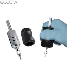 Professional Нескользящие силиконовые захват машины татуировки крышка трубки крышка пистолет ручка держатель Крышка обёрточная бумага Pad костяшки защиты аксессуары