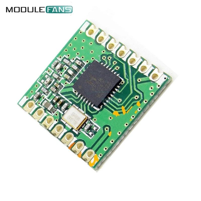 

HopeRF 868Mhz Wireless RF Transceiver Capable Compatible Footprint Board Module Beyond RFM12B FSK GFSK MSK GMSK OOK Modulations
