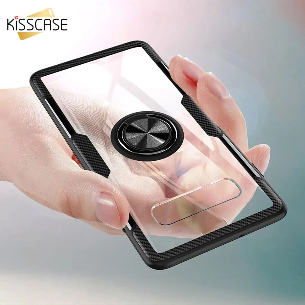 KISSCASE кольцо держатель чехол для Samsung Galaxy S10 S9 Plus S10e Броня чехлы телефонов Note 9