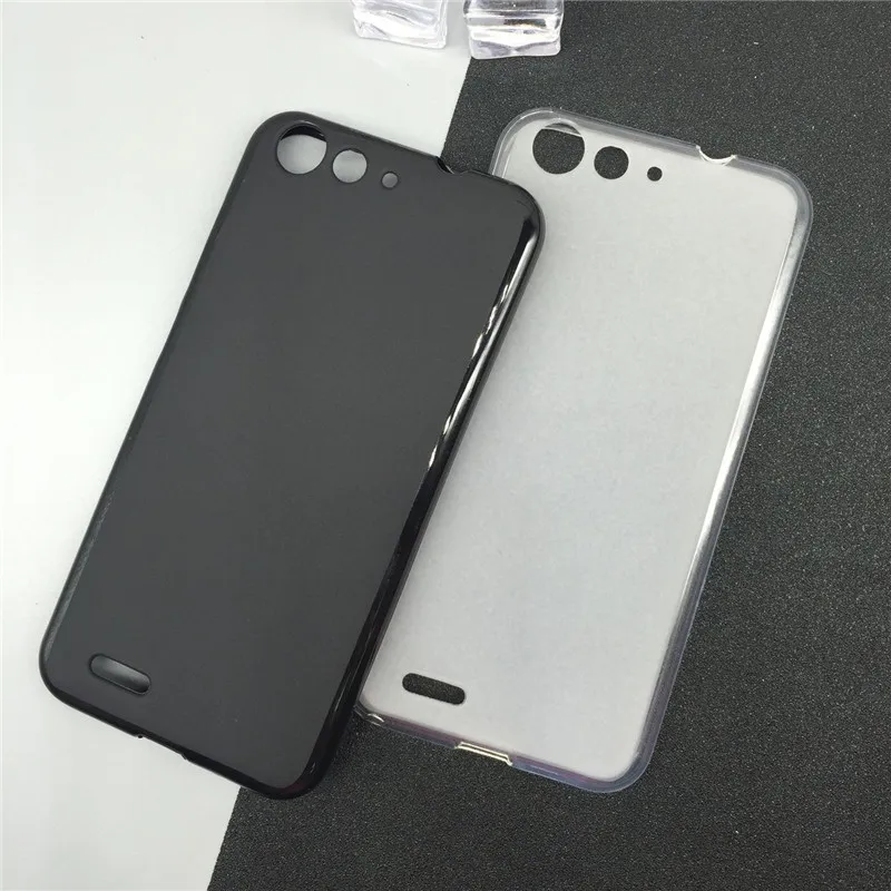 

Soft Silicone Phone Cases for ZTE Blade V6 D6 X7 Z7 Original TPU Back Cover Pudding Case Capa Fundas Black Shell