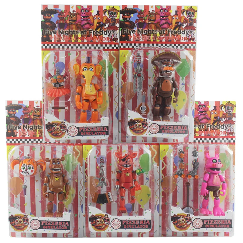 FNAF игрушка пять ночей Полуночный Медведь игрушки имитатор пиццерии Fazbears Ver Foxy Chica