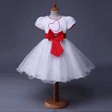 Новое платье для свадебного торжества для причастия Белые Платья с цветочным рисунком для маленьких девочек одежда для детей GD40418-2