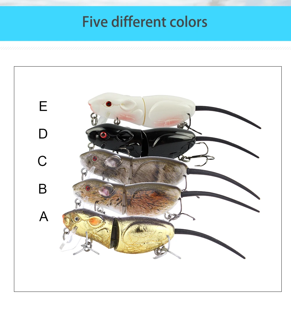 Mouse fishing lures swimbait Rat 4-M-02