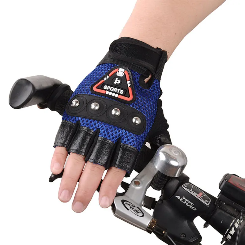 Motorcycle Outdoor Sports Half Finger Gloves Fingerless Tactical Hunting Cycling