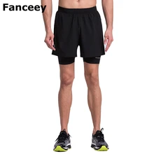 Новые бермуды Mallas Hombre мужские шорты для активных спортивных компрессионных боксеров внутри подкладка черный