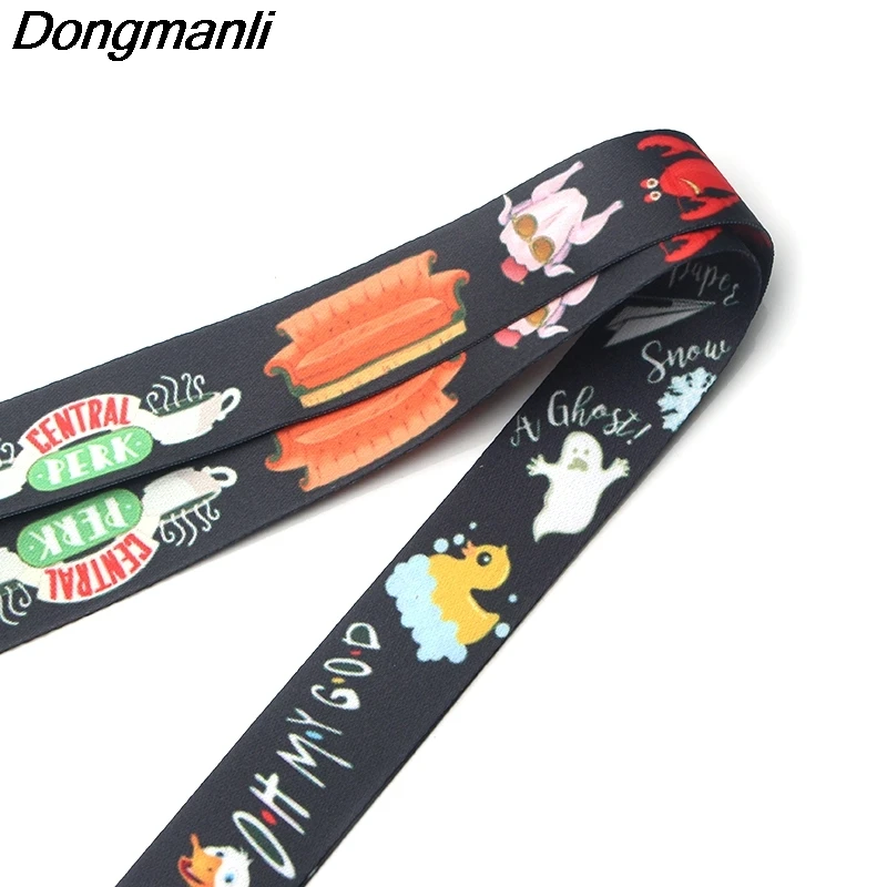 P3087 Dongmanli значок на цепочке для ТВ шоу друзей идентификационный веревка брелок