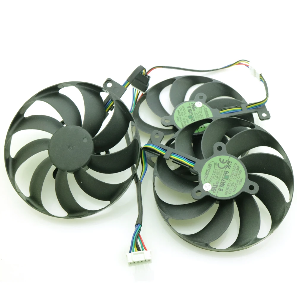 3pcs/lot T129215SU 12V 0.5A 88mm For ASUS ROG