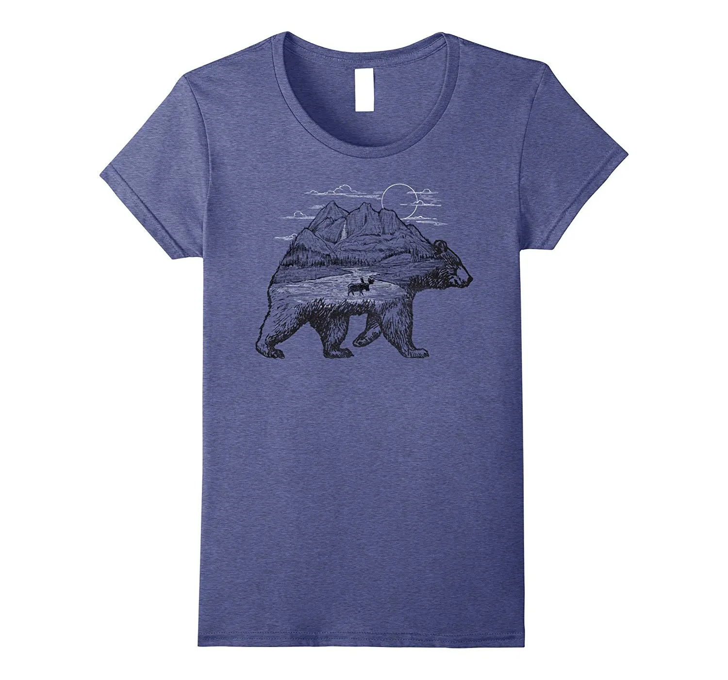 Изучение Блуждающие медведь пустыне Винтаж Graphic T-Shirt | Мужская одежда