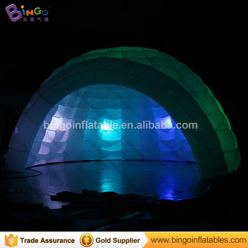  16.4 feet LED inflatable igloo tent / inflatable event tent / inflatable party tent with blower toy