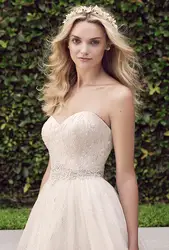 2016 романтическая мода Свадебные Платья с плеча милая аппликации из бисера свадебное платье для свадьбы vestido де noiva
