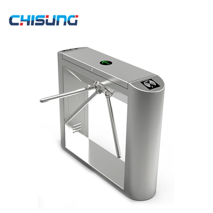 US $700.30 Big DC Brushless Motor Fully Automatic Entrance Turnstile Waist High Tripod Turnstile For Access Control