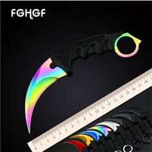 FGHGF CS GO контр страйк карамбит коготь мрамор выцветает nife оболочка охотничий лагерь тактический бой Выживание боевой самообороны hawkbill