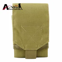 1000D Molle Administrative & Cellphone Pouch Paintball Army Sports Nylon Mobile Phone Pouch Bag Case