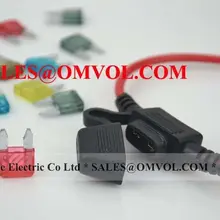 Автомобильный предохранитель в линию водонепроницаемый держатель автоматического предохранителя 1A 2A 3A 5A 7.5A 10A 15A 20A 25A 30A 35A 40A службы экспресс-доставки