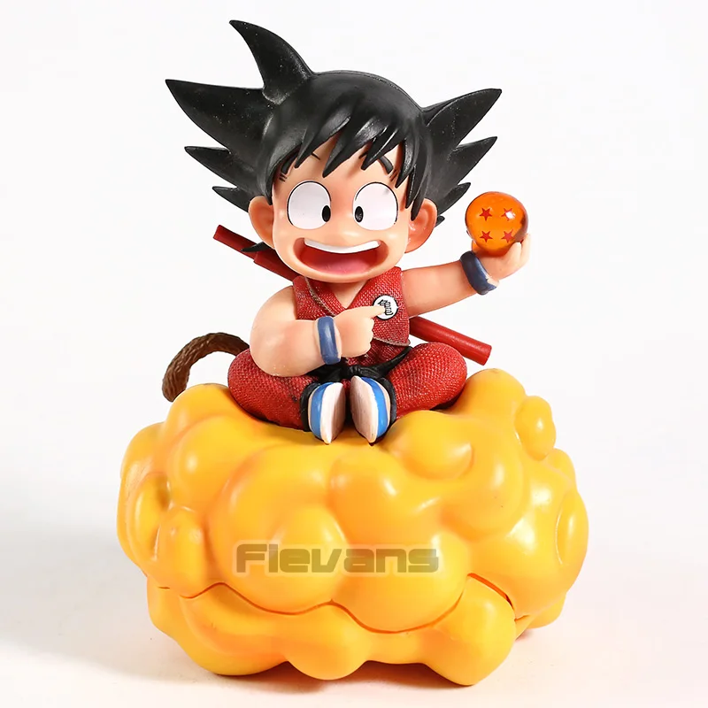 

Dragon Ball Z Child Son Goku Sitting on Flying Nimbus Ver. PVC Figure Statue Collectible Model Toy