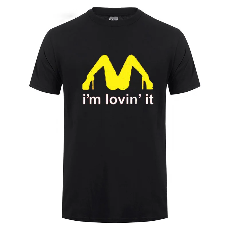 Триколор I'm Loving It Inapropriate Offensive Sex Футболка мужская забавная грубая шутка с юмором