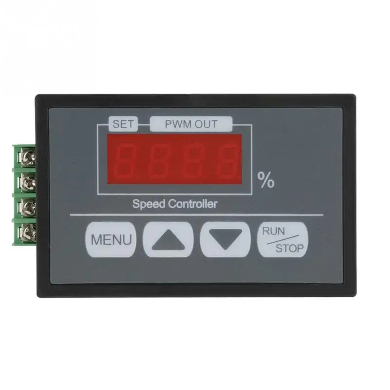 Digital Display 0-100% Adjustable DC 6-60V Motor Speed Controller Module Convert