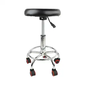 Sella da Massaggio Poltrona Girevole Girevole Regolabile A Gas Idraulico Sgabello Ergonomico per Parrucchiere Manicure Terapia del Tatuaggio Salone di Bellezza