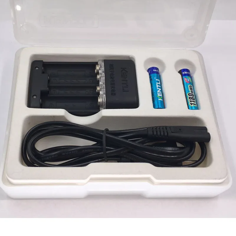 KENTLI-1-5v-2pcs-3000mWh-AA-2pcs-1180mWh-AAA-rechargeable-li-ion-polymer-lithium-battery-Intelligent (2)