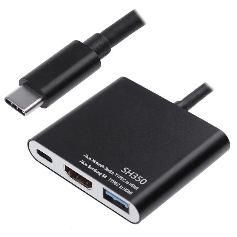 Режим зарядки данных HDMI дисплей к адаптеру type-C кабель для nintendo Switch