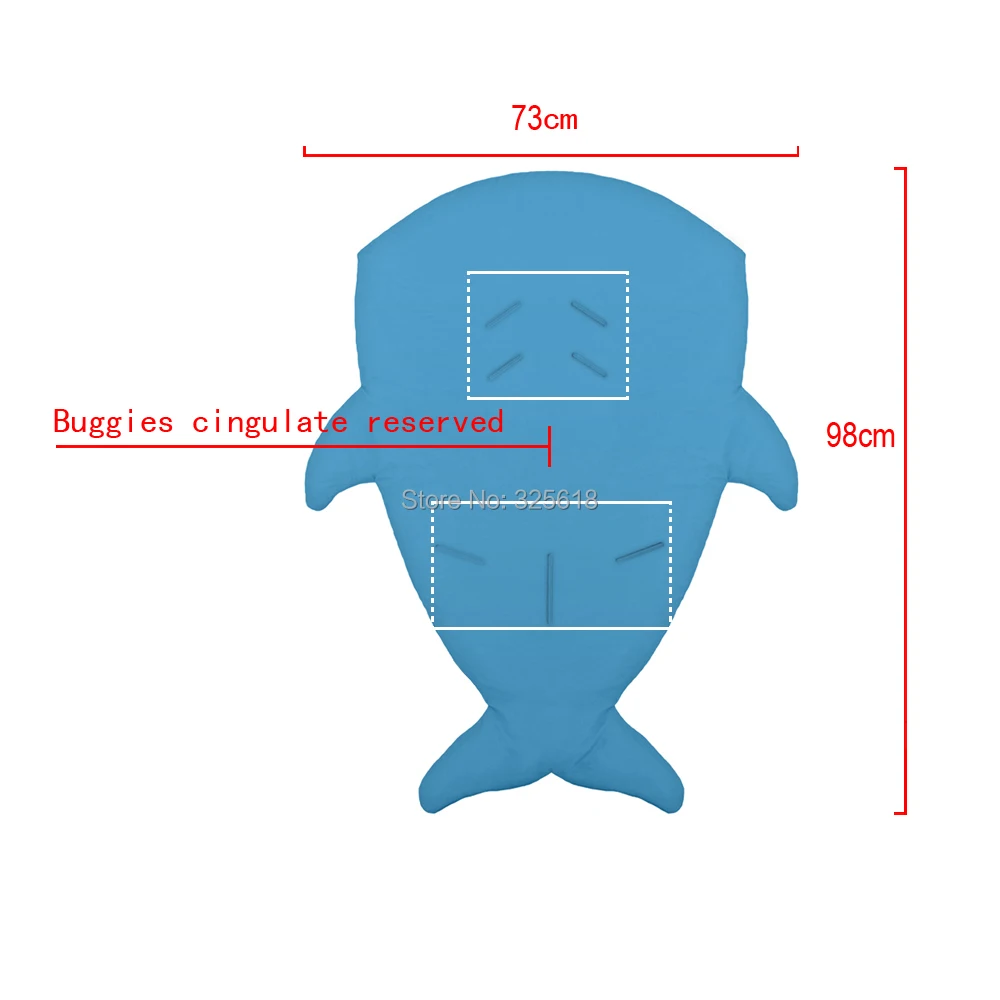 Акула спальные мешки для новорожденных Зима детская коляска одеяло постельные принадлежности спальные мешки