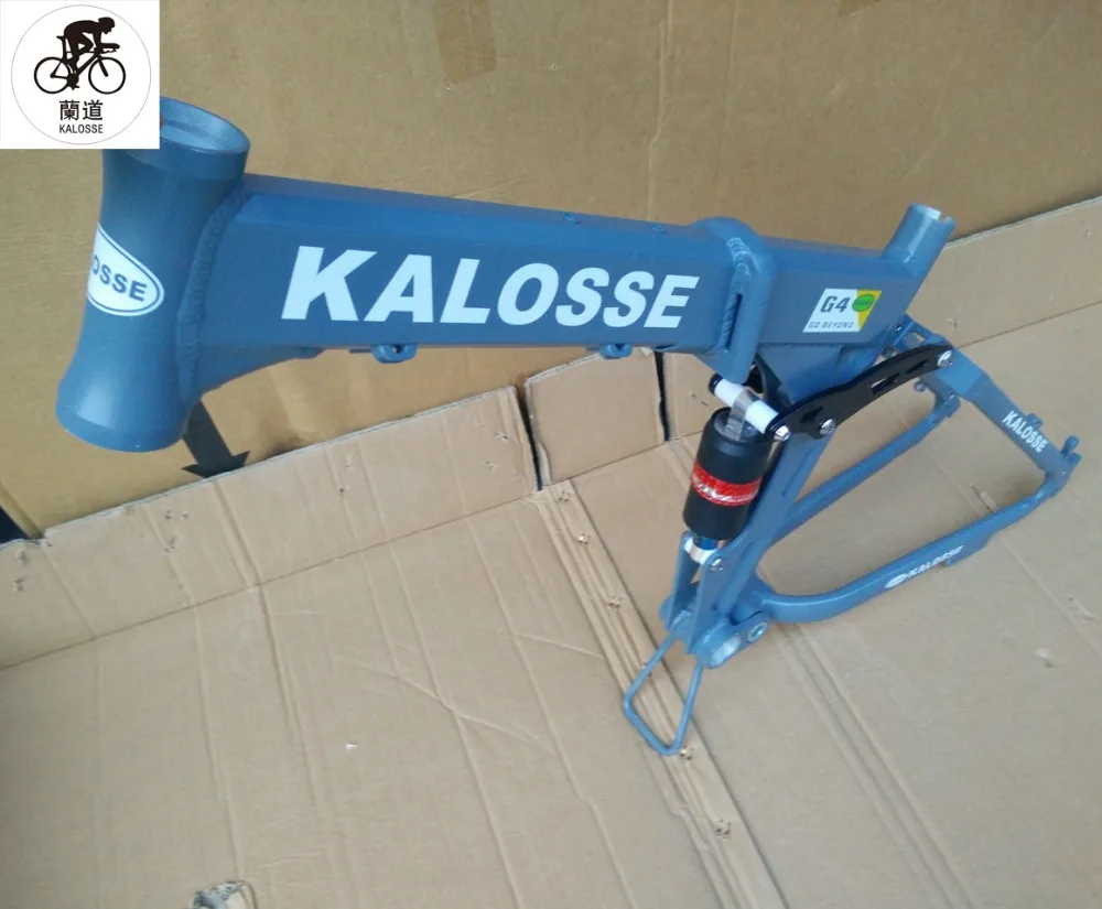 Perfect Kalosse Folding bicycle frame Full suspension 26er alloy Mountain bike frame ,26*1.75-2.35 tires 3 Perfect Kalosse Folding bicycle frame Full suspension 26er alloy Mountain bike frame ,26*1.75-2.35 tires 3
