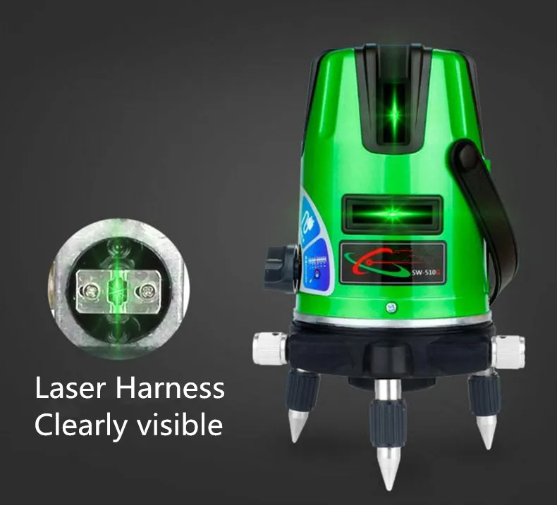 Xltown 5Lines 6points lithium battery Laser Level Self-Leveling 360 rotary Cross Line Lazer Level slash function tripod level Xltown 5Lines 6points lithium battery Laser Level Self-Leveling 360 rotary Cross Line Lazer Level slash function tripod level