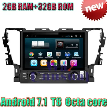 

WANUSUAL 10.1" Octa Core 32G 2G RAM Android 7.1 GPS Navigation For Toyota Alphard 2015 Tape Recorder With BT WIFI 1024*600 Maps