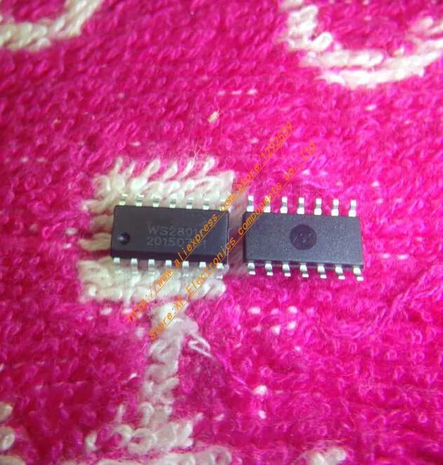 Бесплатная доставка 100 шт./партия WS2801 IC SMD чип СВЕТОДИОДНЫЙ Драйвер для