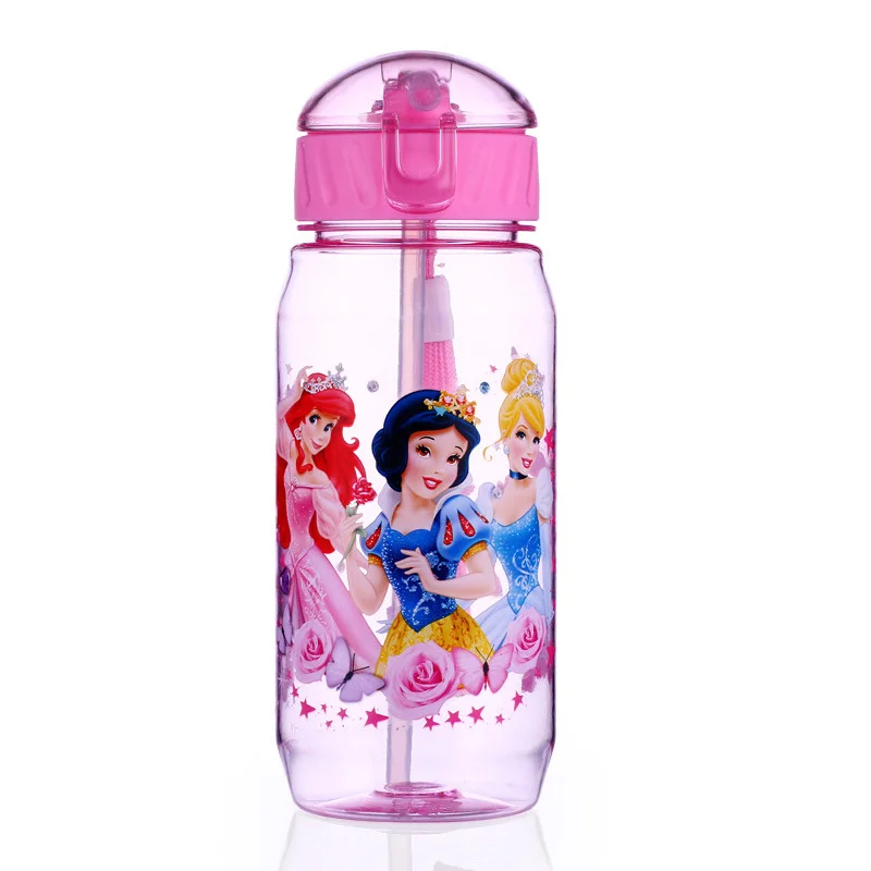  450ml Minnie/Mickey Mouse Kid Drinking Bottle Feeding Straw Children Cup Feeding Baby Bottles Water Bottle