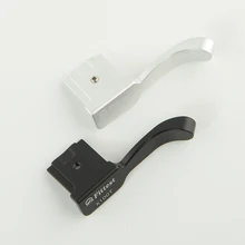 FITTEST Металл Горячий башмак большой палец вверх горячий башмак вверх захват для Fuji Fujifilm x100T черный серебристый