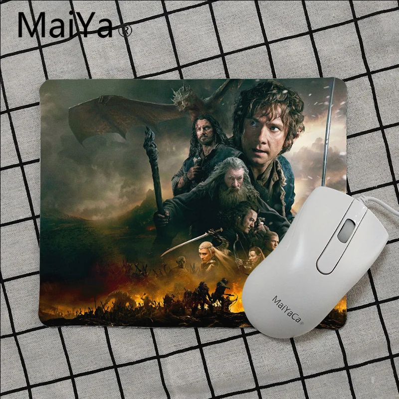 No Lock Edge25x29cm Maiya высокое качество Hobbit противоскользящие прочные силиконовые компьютерные коврики гладкая записывающая подставка для настольных компьютеров мат игровой коврик для мыши - Цвет: No Lock Edge25x29cm