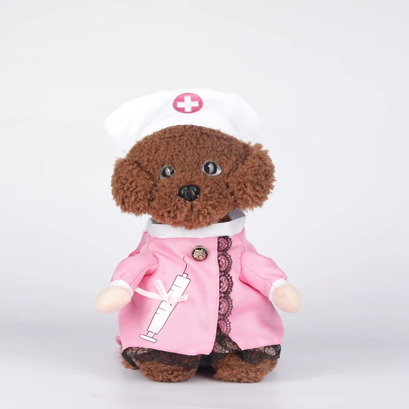 Funny Pet Clothes Costume Nurse Suit Clothing For Cat jacket coat