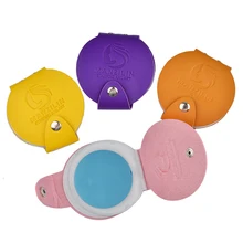 Сумка для хранения для круглого штамп для ногтей прозрачный альбом для фотографий прочная искусственная кожа 24 слота для дизайна ногтей тиснение держатель для форм чехол альбом